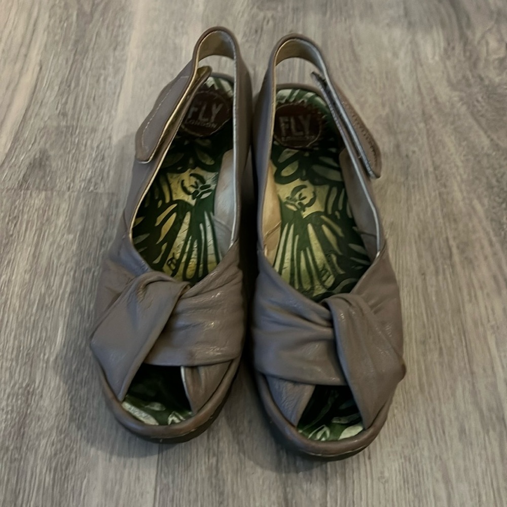Fly London wedge sandals size 37 EURO